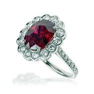 Ruby & Diamond Engagement Ring